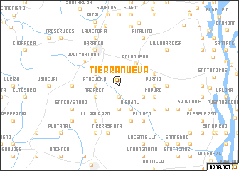 map of Tierra Nueva