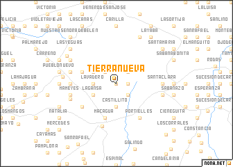 map of Tierra Nueva