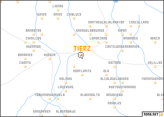 map of Tierz