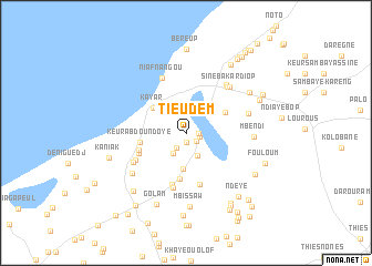 map of Tieudèm