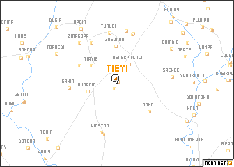 map of Tieyi