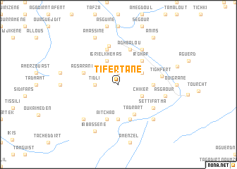 map of Tifertane