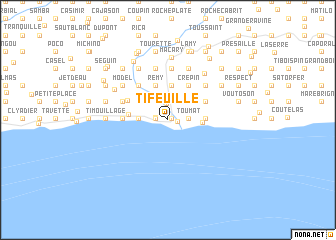 map of Ti Feuille