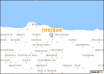 map of Tifezouin