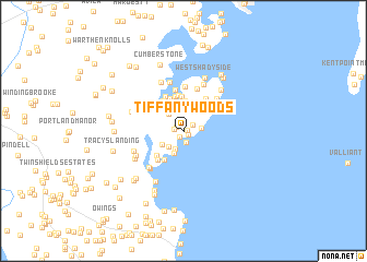 map of Tiffany Woods
