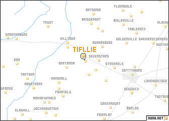 map of Tifllie