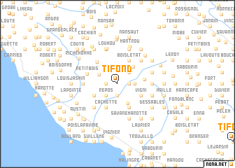 map of Ti Fond