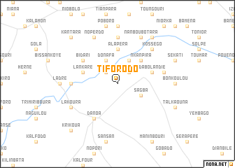 map of Tiforodo