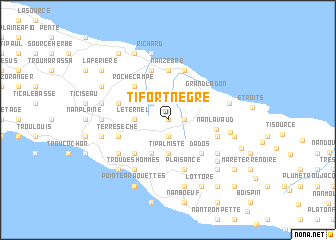 map of Ti Fort Nègre