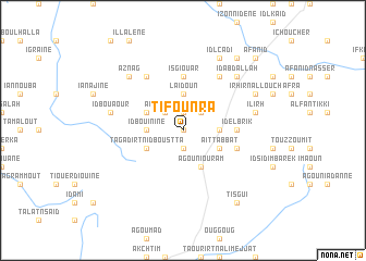 map of Tifounra