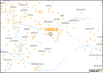 map of Tiganji