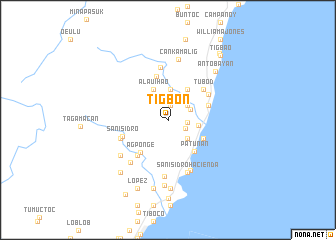 map of Tigbon