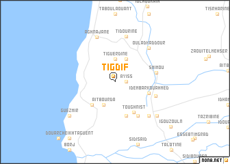 map of Tigdif