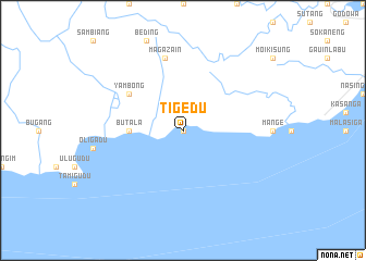 map of Tigedu