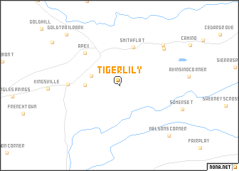 map of Tiger Lily