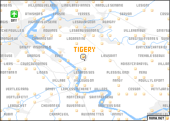 map of Tigery