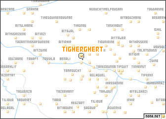 map of Tigherghert