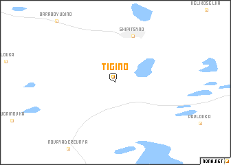 map of Tigino