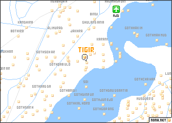 map of Tigir