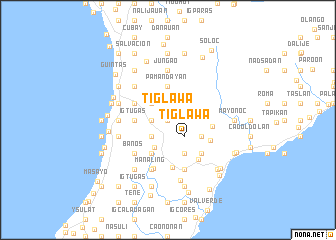 map of Tiglawa