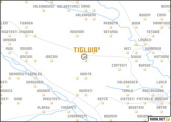 map of Ţigluia