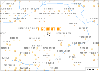 map of Tigounatine