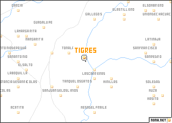 map of Tigres
