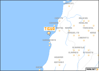 map of Tigua