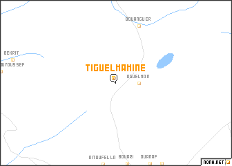 map of Tiguelmamine