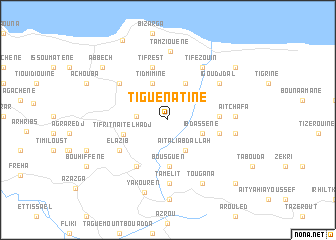 map of Tiguenatine