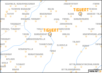 map of Tiguert