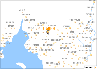 map of Tiguha
