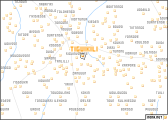 map of Tiguikili