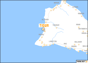 map of Tigum