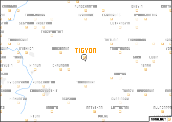 map of Tigyon
