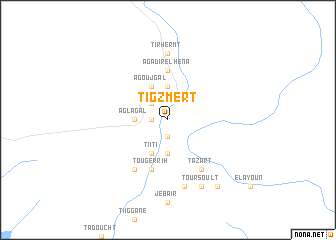 map of Tigzmert