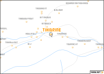 map of Tihidrine