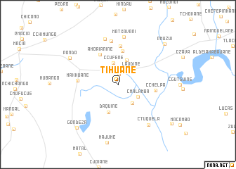 map of Tihuane