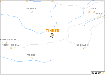 map of Tihuţa
