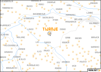 map of Tijanje