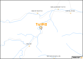 map of Tijipió