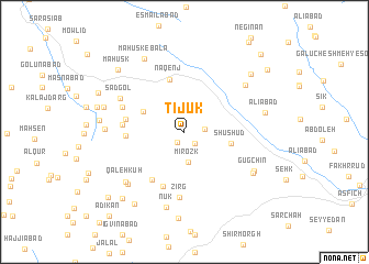 map of Tījūk