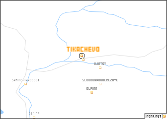 map of Tikachëvo