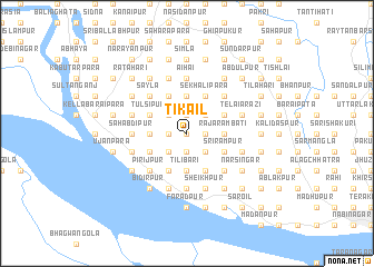 map of Tikail
