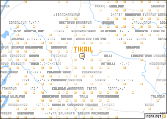 map of Tikail