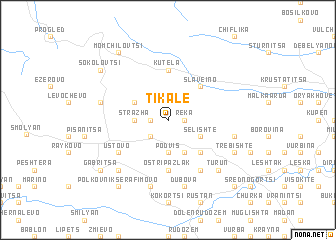 map of Tikale