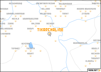 map of Tikarchaline