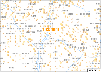 map of Tikdārai