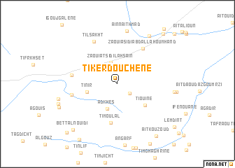 map of Tikerdouchene