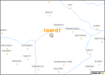 map of Tikhfist